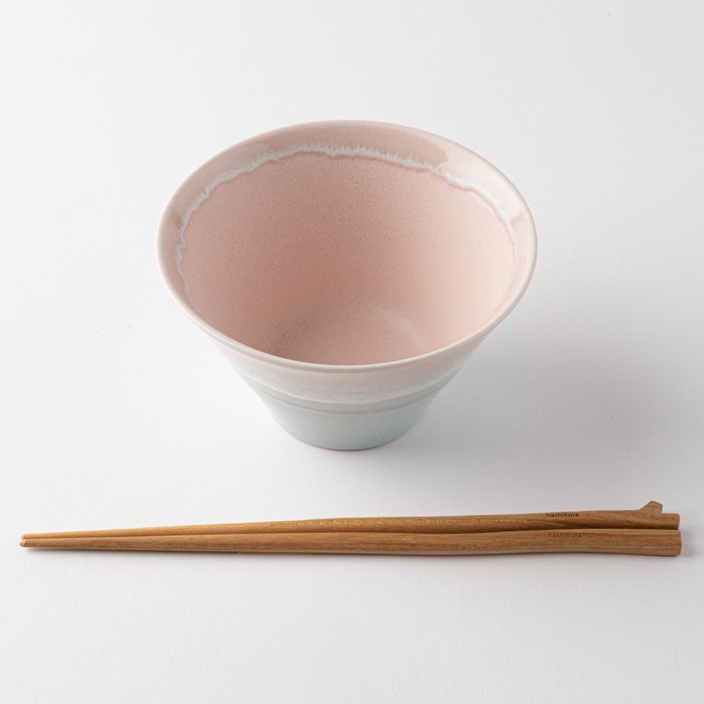 美濃焼 伸光窯 パステルジュレ反り鉢 ピンク×ブルー(M) 美濃焼 伸光窯 美濃焼