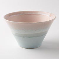 美濃焼 伸光窯 パステルジュレ反り鉢 ピンク×ブルー(M) 美濃焼 伸光窯 美濃焼