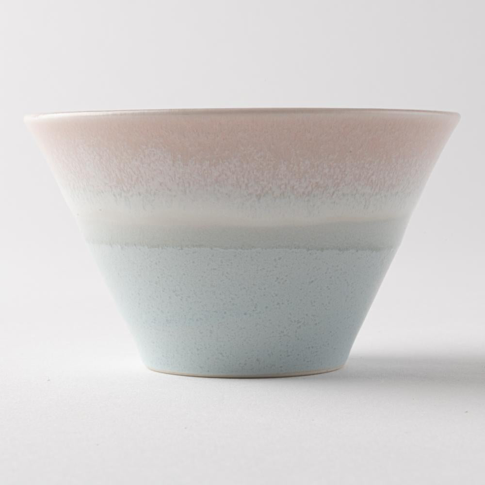 美濃焼 伸光窯 パステルジュレ反り鉢 ピンク×ブルー(S) 美濃焼 伸光窯 美濃焼