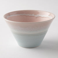 美濃焼 伸光窯 パステルジュレ反り鉢 ピンク×ブルー(S) 美濃焼 伸光窯 美濃焼