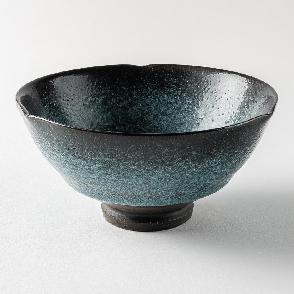 陶房薄氷 水泡氷裂貫入釉 茶碗(大) 陶房薄氷 作家 川合太一 陶磁器作家もの