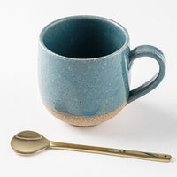 萬古焼 藍窯 コロコロマグ(ブルー) 萬古焼 藍窯堀内製陶所 萬古焼