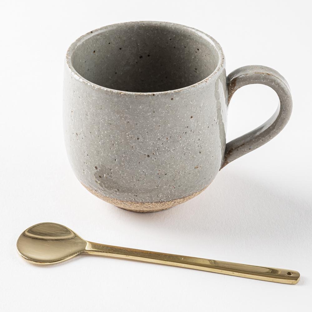 萬古焼 藍窯 コロコロマグ(グレー) 萬古焼 藍窯堀内製陶所 萬古焼