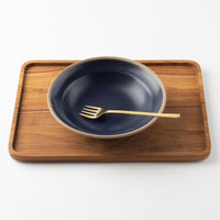 萬古焼 藍窯 パスタ皿(藍) 萬古焼 藍窯堀内製陶所 萬古焼