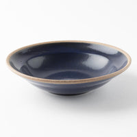 萬古焼 藍窯 パスタ皿(藍) 萬古焼 藍窯堀内製陶所 萬古焼