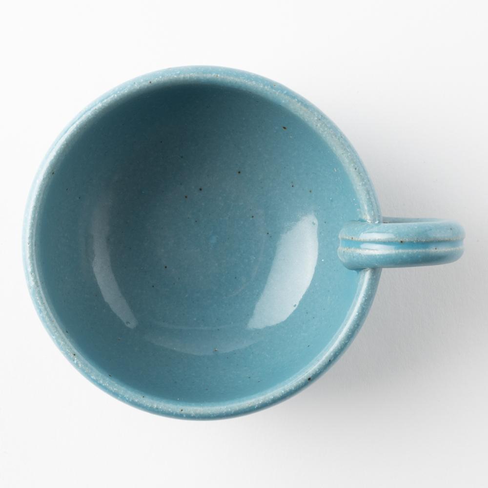 堅実な究極の 藍水 らんすい - スープカップ、皿 カップ２客 食器
