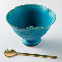 信楽焼 遊楽窯 トルコブルー デザートカップ 信楽焼 遊楽窯 信楽焼