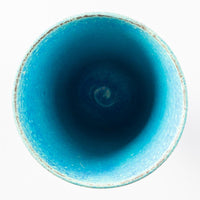 信楽焼 遊楽窯 トルコブルー ゴブレット 信楽焼 遊楽窯 信楽焼