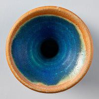 信楽焼 遊楽窯 トルコブルー ゴブレット 信楽焼 遊楽窯 信楽焼