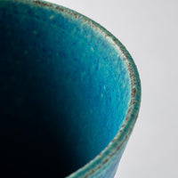 信楽焼 遊楽窯 トルコブルー ゴブレット 信楽焼 遊楽窯 信楽焼