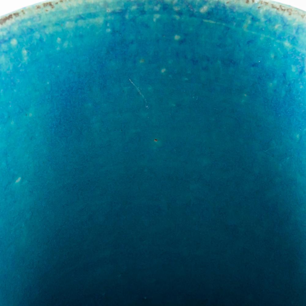 信楽焼 遊楽窯 トルコブルー ゴブレット 信楽焼 遊楽窯 信楽焼