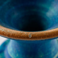 信楽焼 遊楽窯 トルコブルー ゴブレット 信楽焼 遊楽窯 信楽焼