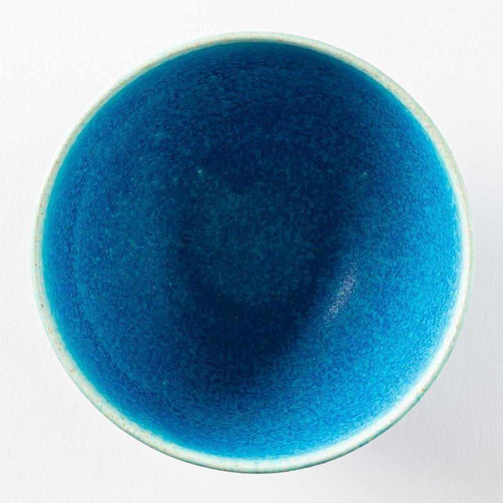 信楽焼 遊楽窯 トルコブルー フリーボウル 信楽焼 遊楽窯 信楽焼