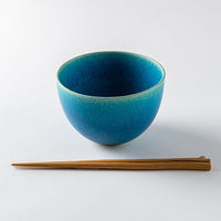 信楽焼 遊楽窯 トルコブルー フリーボウル 信楽焼 遊楽窯 信楽焼