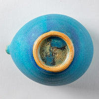 信楽焼 遊楽窯 トルコブルー 片口注器 信楽焼 遊楽窯 信楽焼