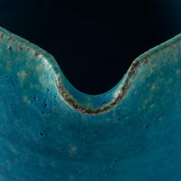 信楽焼 遊楽窯 トルコブルー 片口注器 信楽焼 遊楽窯 信楽焼