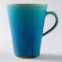 信楽焼 遊楽窯 トルコブルー ロングマグカップ 信楽焼 遊楽窯 信楽焼