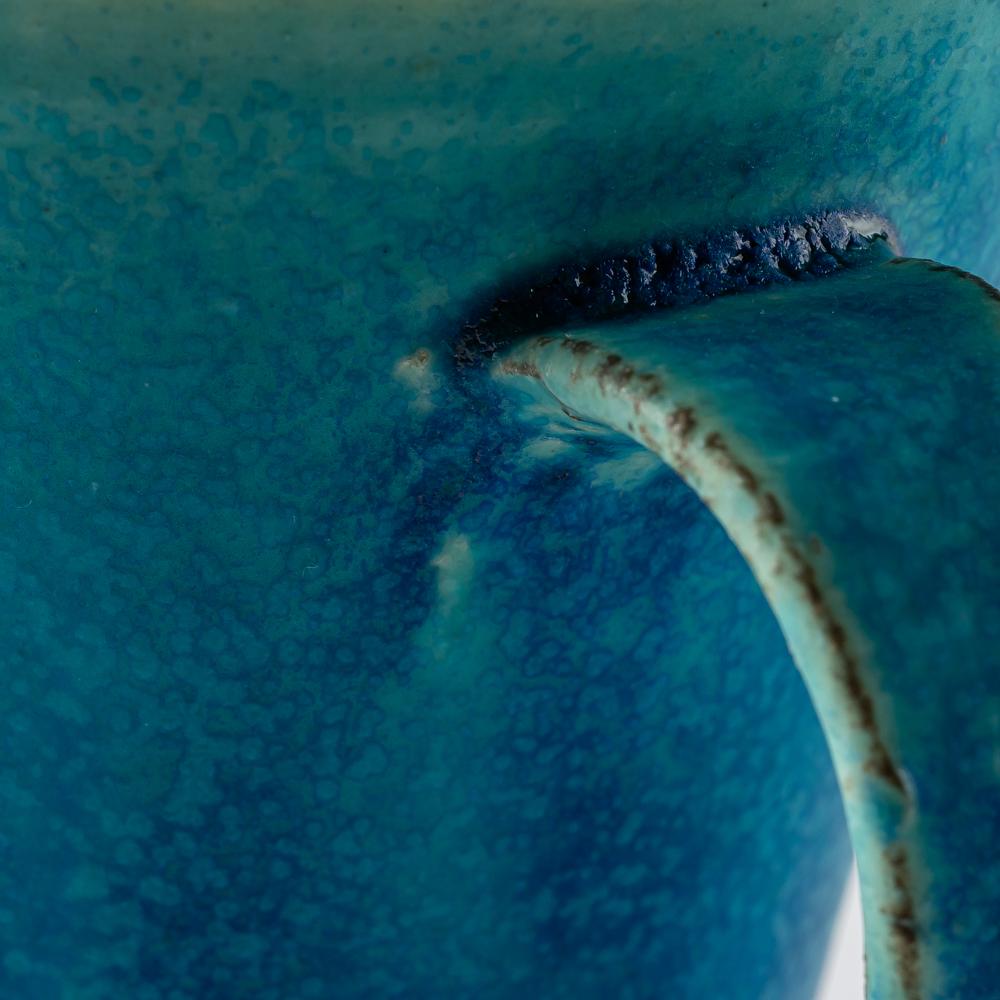 信楽焼 遊楽窯 トルコブルー ロングマグカップ 信楽焼 遊楽窯 信楽焼