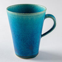 信楽焼 遊楽窯 トルコブルー ロングマグカップ 信楽焼 遊楽窯 信楽焼