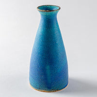 信楽焼 遊楽窯 トルコブルー 一輪花入 信楽焼 遊楽窯 信楽焼