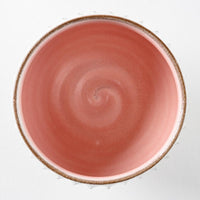 雅峰窯 鎬・フリーカップ(内ピンク、外白) 丹波焼 雅峰窯 丹波焼