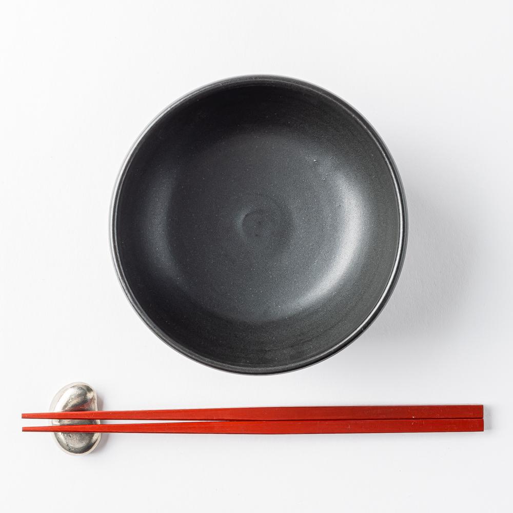 yoshida pottery ボウル 大人black yoshida pottery 陶磁器作家もの