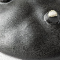 yoshida pottery 豆皿 大人black yoshida pottery 陶磁器作家もの