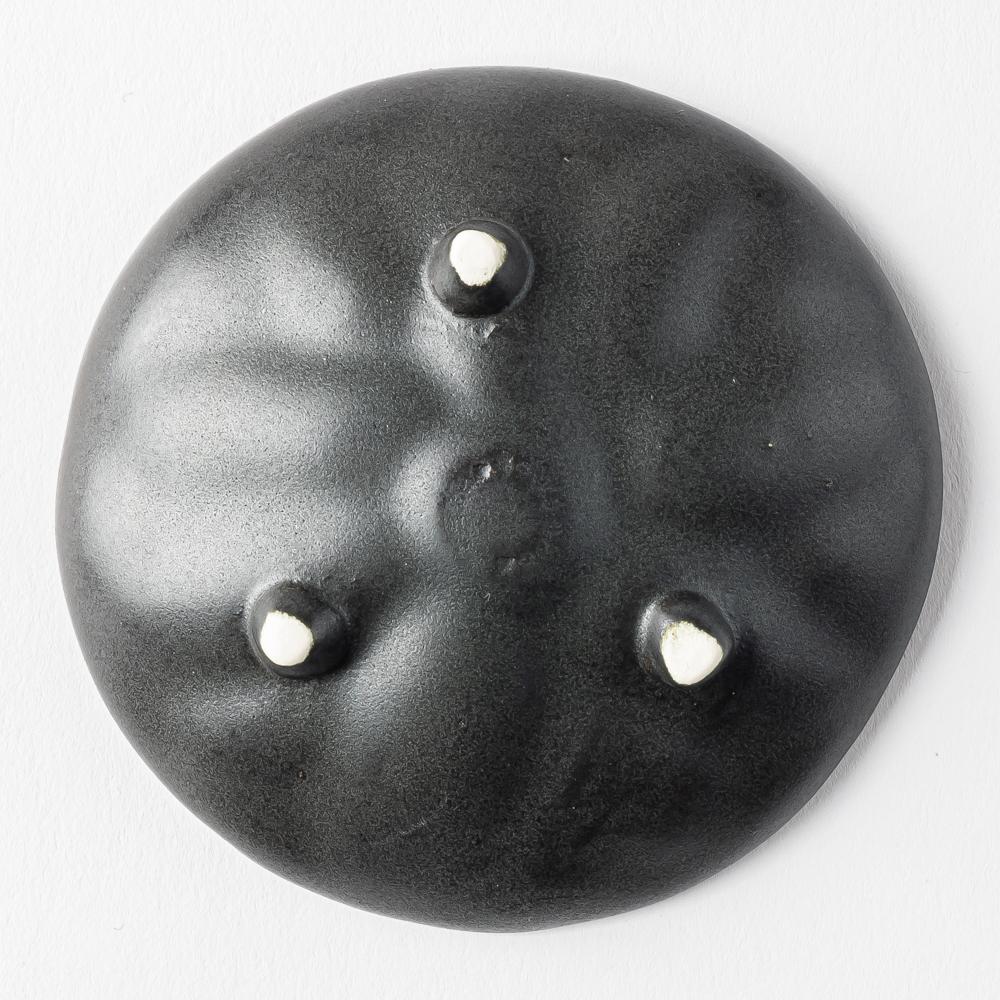 yoshida pottery 豆皿 大人black yoshida pottery 陶磁器作家もの