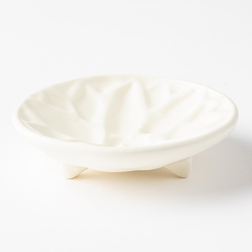 yoshida pottery 豆皿 恋人white yoshida pottery 陶磁器作家もの