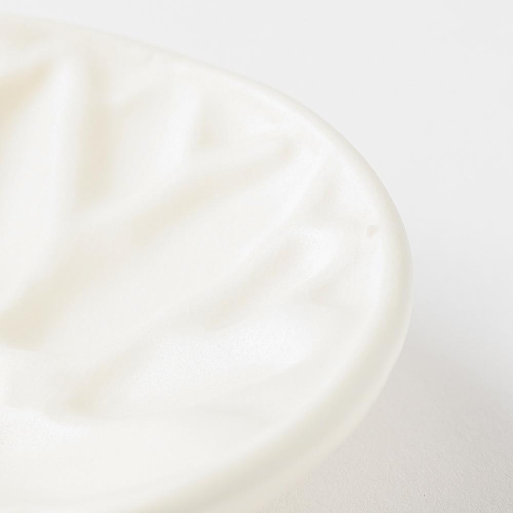 yoshida pottery 豆皿 恋人white yoshida pottery 陶磁器作家もの