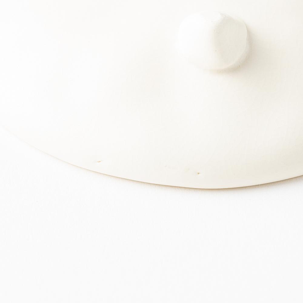 yoshida pottery 豆皿 恋人white yoshida pottery 陶磁器作家もの