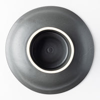 yoshida pottery 高杯皿(M) 大人black yoshida pottery 陶磁器作家もの
