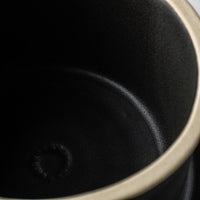 yoshida pottery 高杯皿(M) 大人black yoshida pottery 陶磁器作家もの