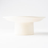 yoshida pottery 高杯皿(M) 恋人white yoshida pottery 陶磁器作家もの