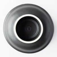 yoshida pottery 高杯皿(S) 大人black yoshida pottery 陶磁器作家もの