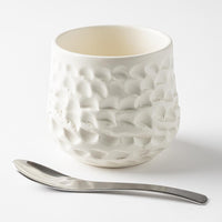 yoshida pottery 鎬カップ 恋人white yoshida pottery 陶磁器作家もの