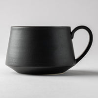 yoshida pottery コーヒーカップ 大人black yoshida pottery 陶磁器作家もの