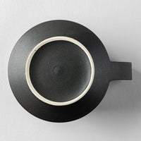 yoshida pottery コーヒーカップ 大人black yoshida pottery 陶磁器作家もの