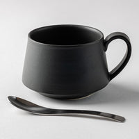 yoshida pottery コーヒーカップ 大人black yoshida pottery 陶磁器作家もの