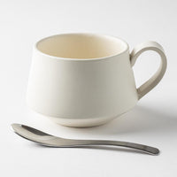 yoshida pottery コーヒーカップ 恋人white yoshida pottery 陶磁器作家もの