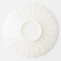 yoshida pottery 輪花皿 恋人white yoshida pottery 陶磁器作家もの