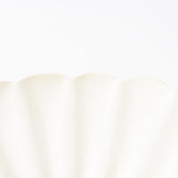 yoshida pottery 輪花皿 恋人white yoshida pottery 陶磁器作家もの