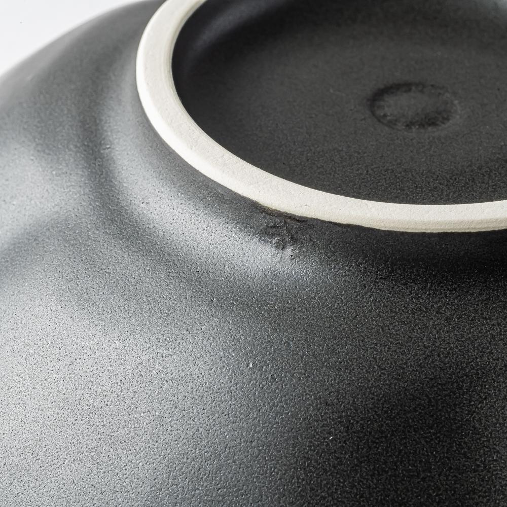 yoshida pottery 梅鉢 大人black yoshida pottery 陶磁器作家もの