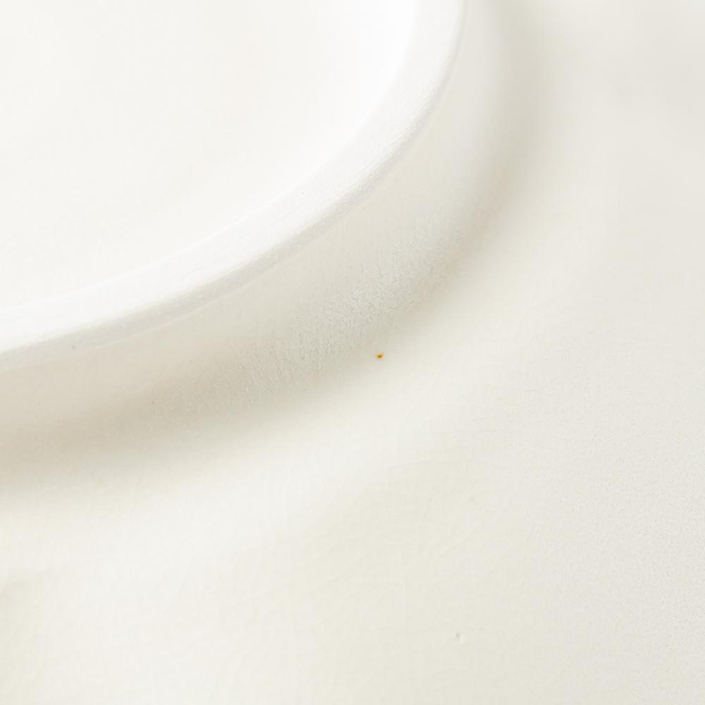 yoshida pottery 梅鉢 恋人white yoshida pottery 陶磁器作家もの