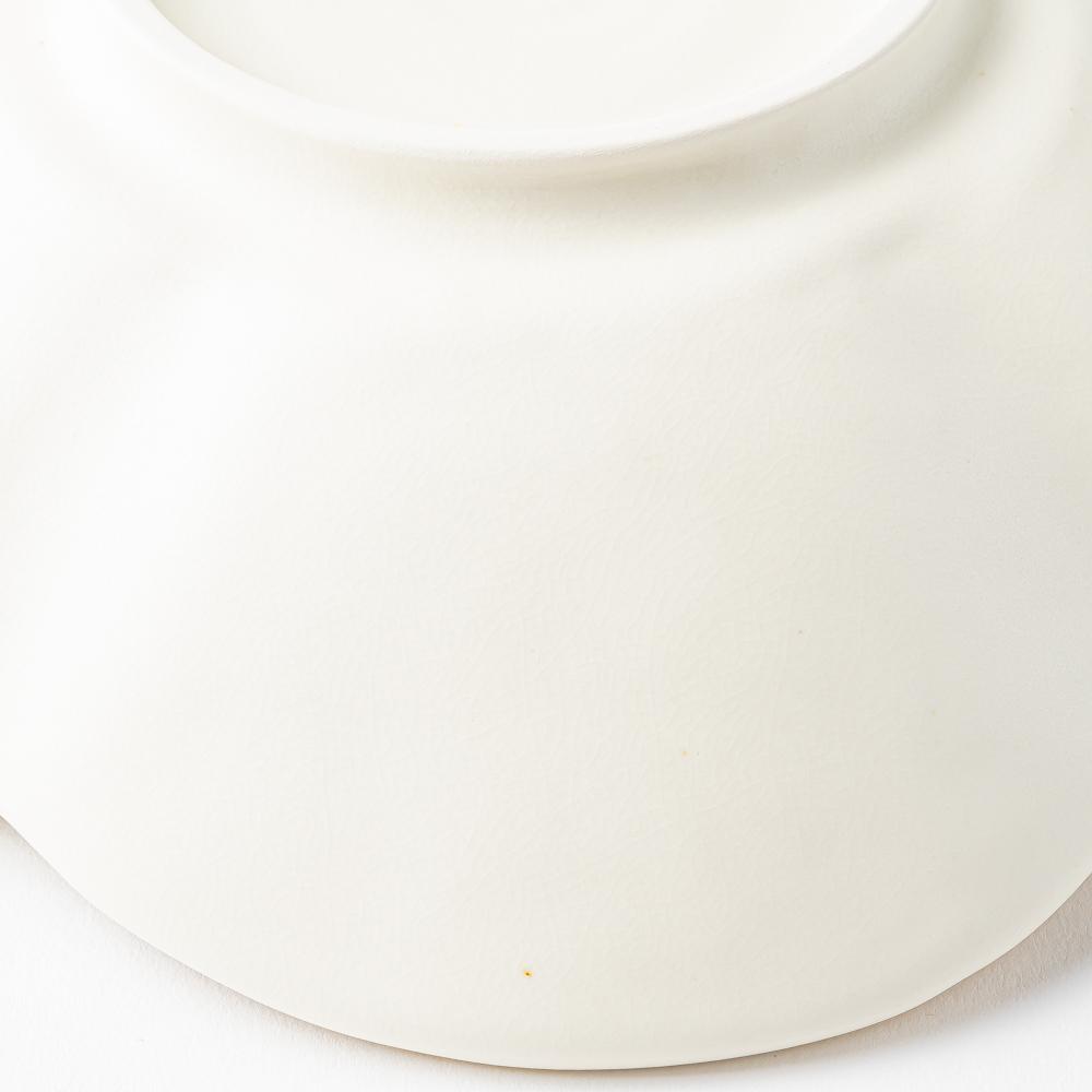 yoshida pottery 梅鉢 恋人white yoshida pottery 陶磁器作家もの