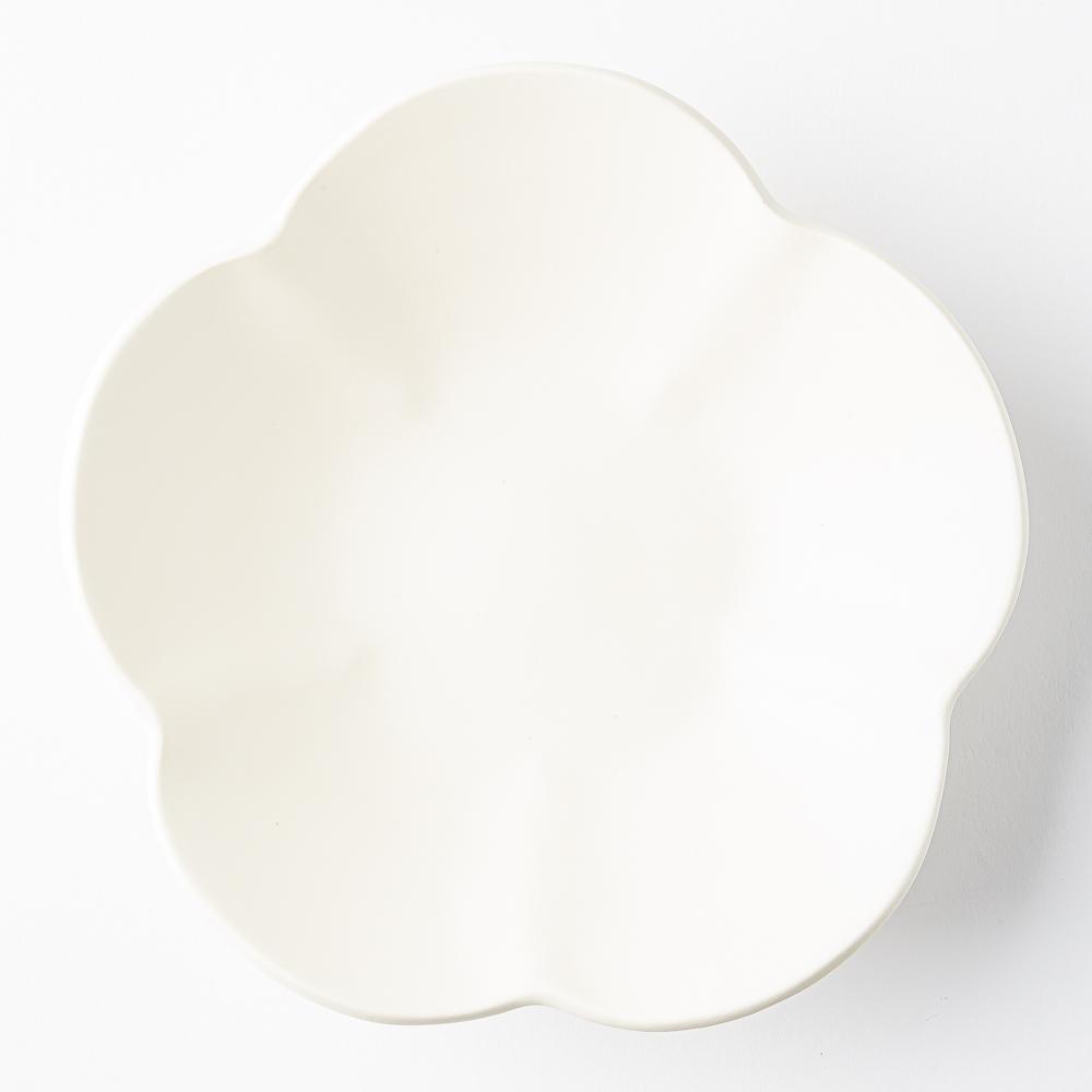 yoshida pottery 梅鉢 恋人white yoshida pottery 陶磁器作家もの