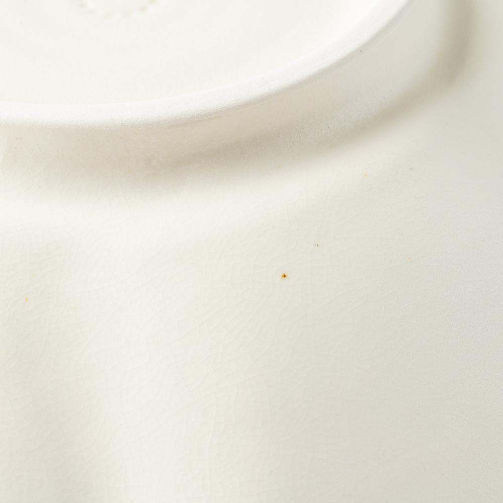 yoshida pottery 梅鉢 恋人white yoshida pottery 陶磁器作家もの