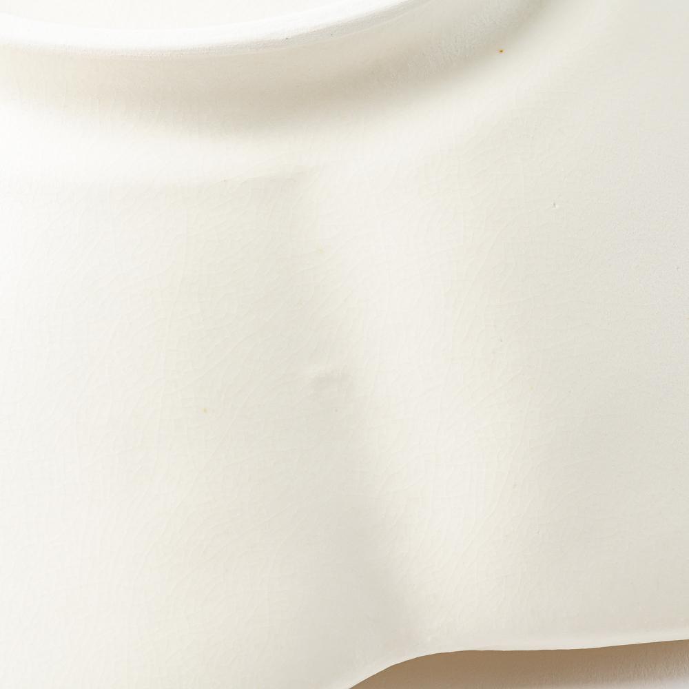 yoshida pottery 梅鉢 恋人white yoshida pottery 陶磁器作家もの