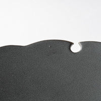 yoshida pottery 雪輪皿 大人black yoshida pottery 陶磁器作家もの