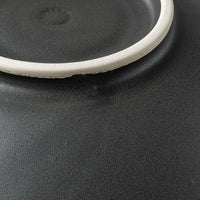 yoshida pottery 雪輪皿 大人black yoshida pottery 陶磁器作家もの